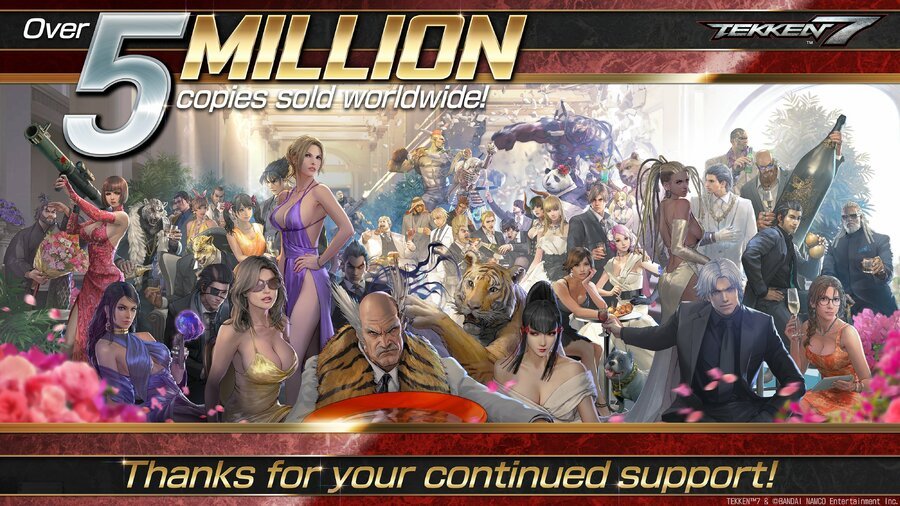 Tekken 7 Ventas 5 Million Character Art