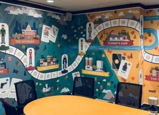 Hay una impresionante sala de juegos de mesa «The Last of Us» en la sede de PlayStation.