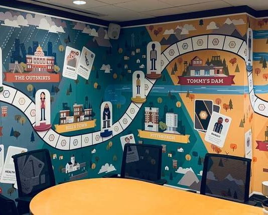 Hay una impresionante sala de juegos de mesa «The Last of Us» en la sede de PlayStation.