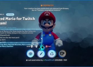 Nintendo presiona a Sony para que elimine las creaciones de Dreams en PS4