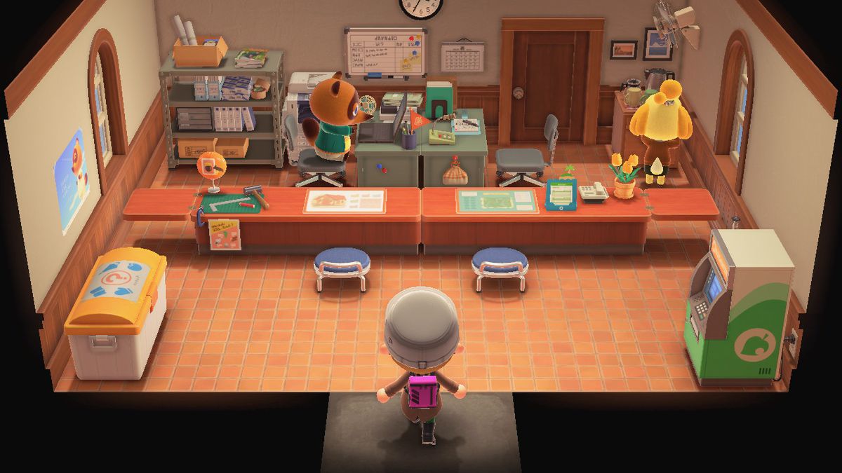 The Resident Services building in Animal Crossing New Horizons