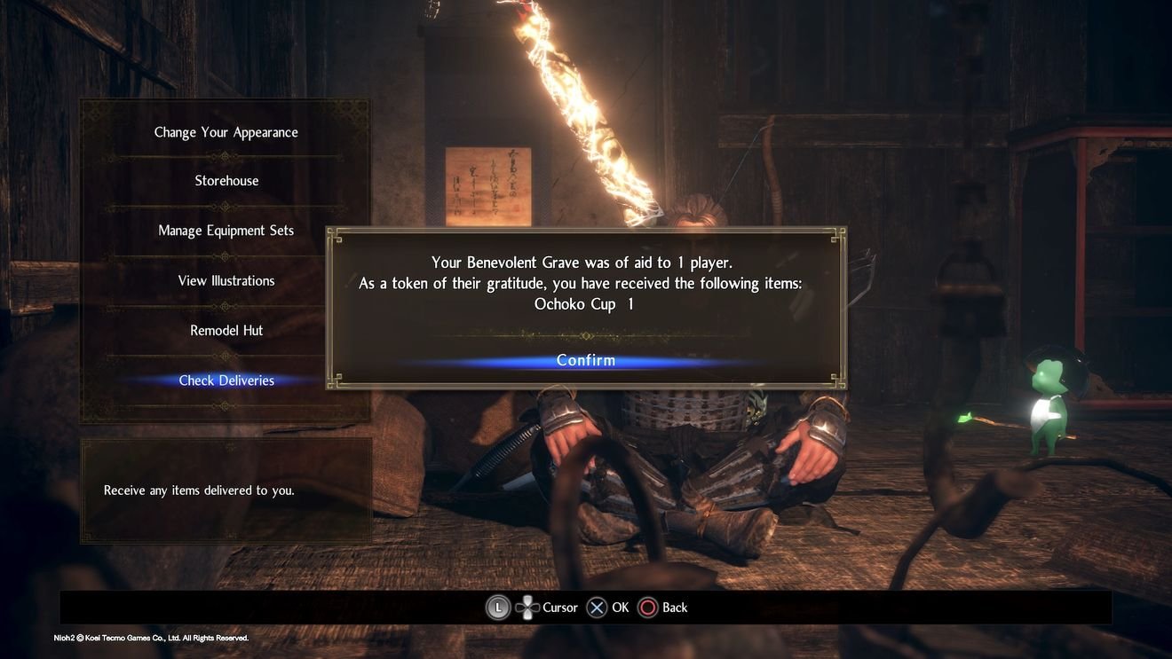 Guía Nioh 2 Copas Ochoko, explicado MAXI GAME