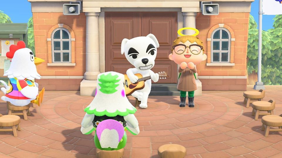 KK Slider performs in Animal Crossing New Horizons