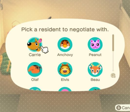 Animal Crossing: Guía de New Horizons: Cómo hacer que un aldeano se mude