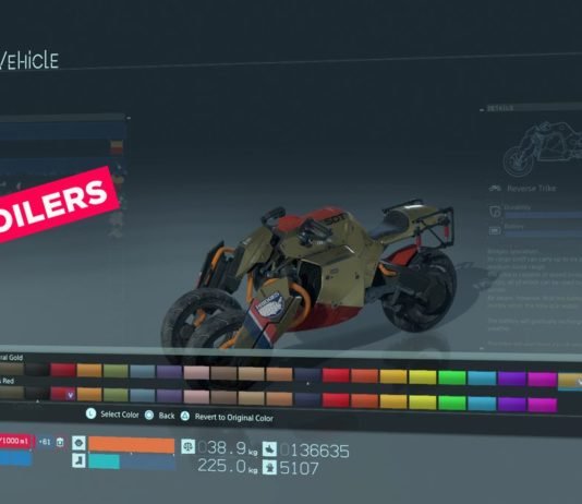 Guía de Death Stranding: Cómo cambiar los colores de los vehículos