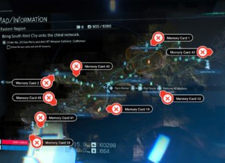 Guía de Death Stranding: Ubicación de los chips de memoria de la región oriental