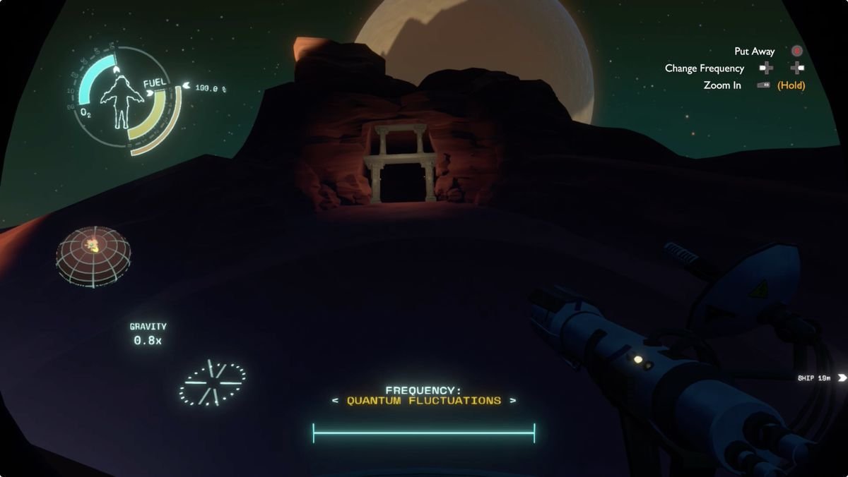 Outer Wilds Ember Twin quantum cave entrance