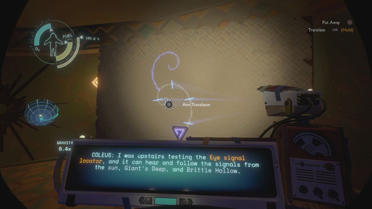 Outer Wilds The Attlerock Nomai script