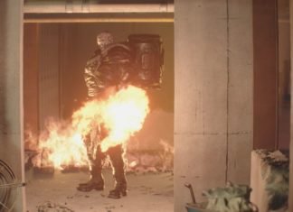 Resident Evil 3 walkthrough parte 7: Lucha del jefe del sitio de demolición Némesis (Lanzallamas)