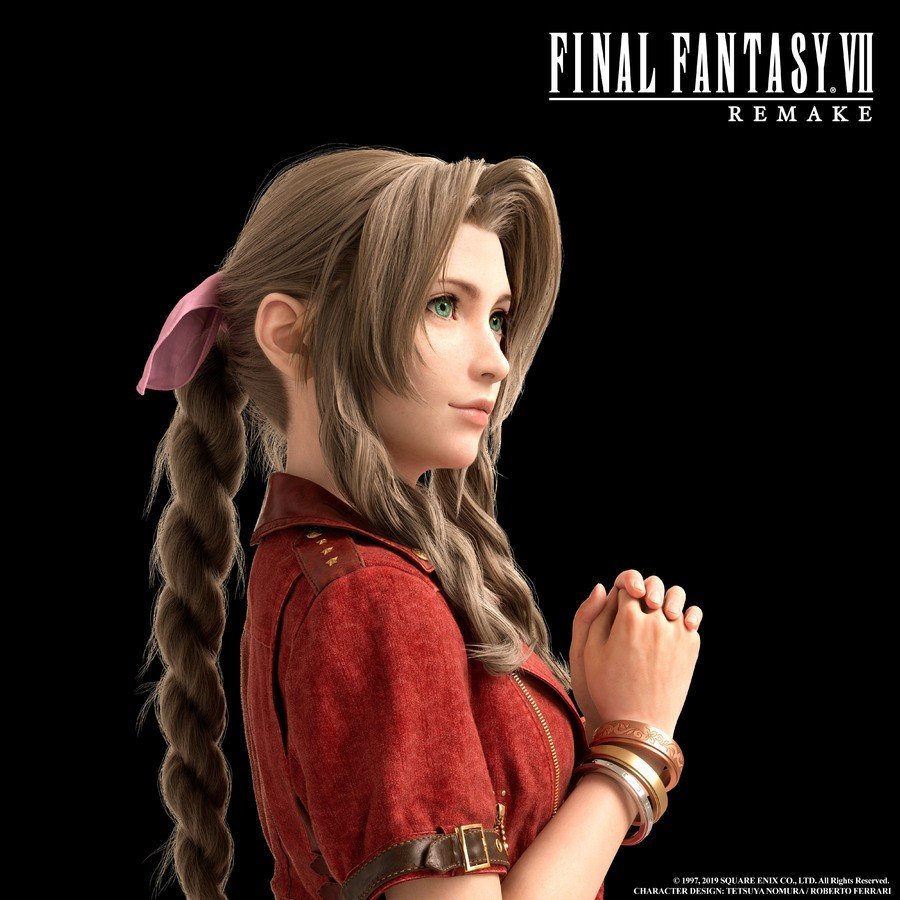 Final Fantasy VII Remake Aerith Aeris Art