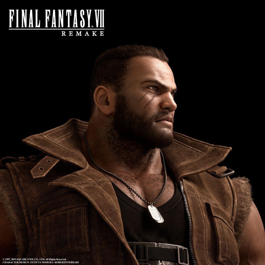 Final Fantasy VII Remake Barret Art