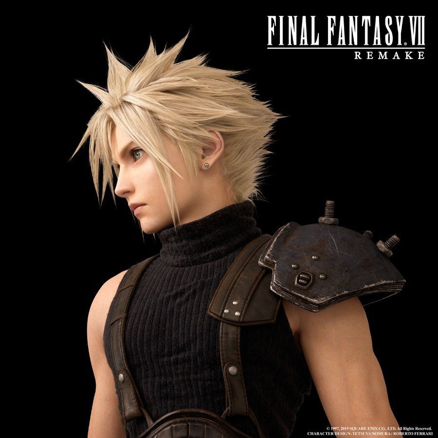 Final Fantasy VII Remake Cloud Art