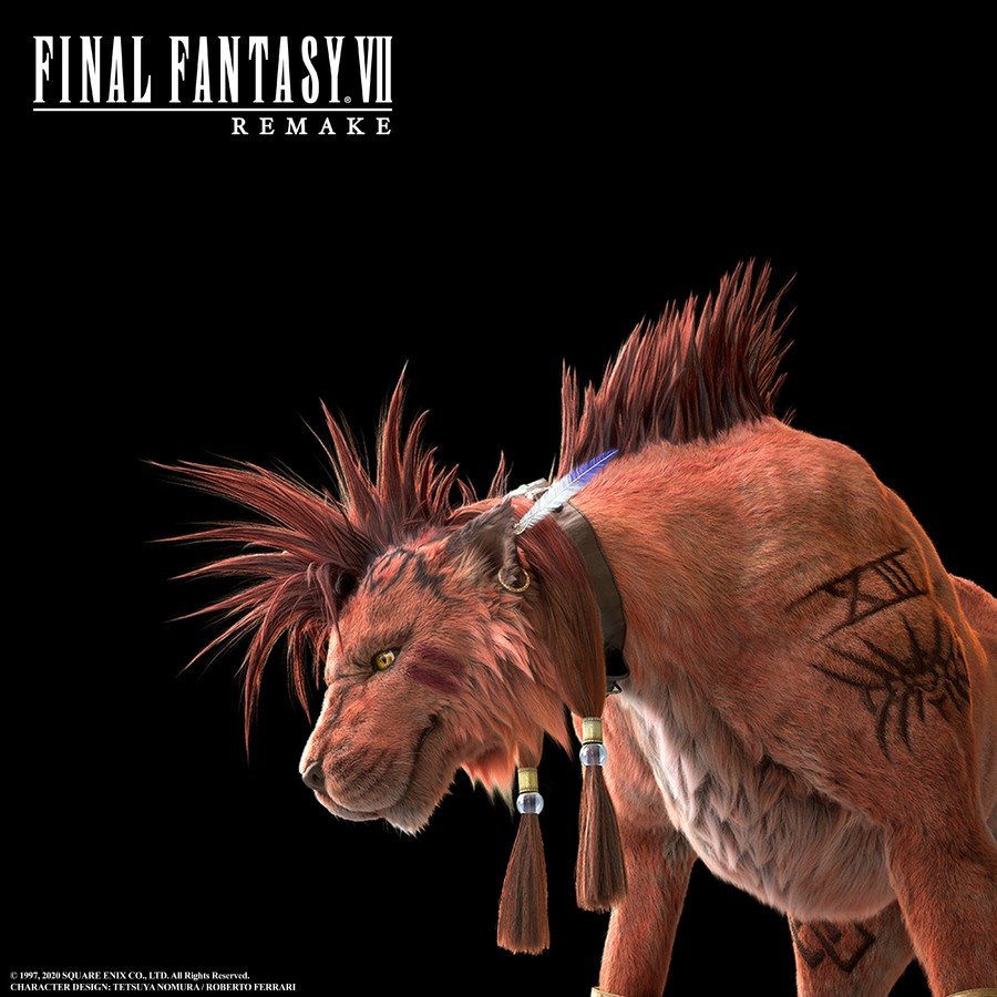 Final Fantasy VII Remake Red XIII Character Art