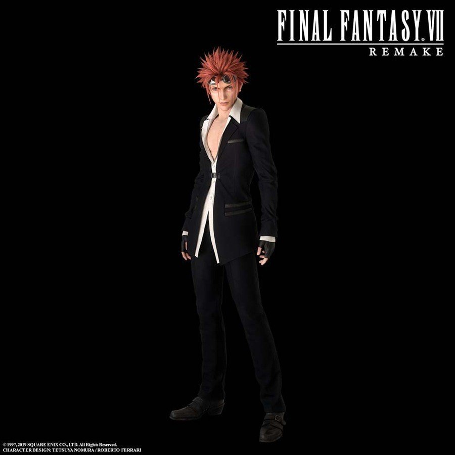 Final Fantasy VII Remake Reno Official Art