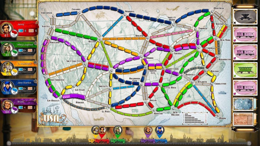 Ticket to Ride Review - Screenshot 1 of 6