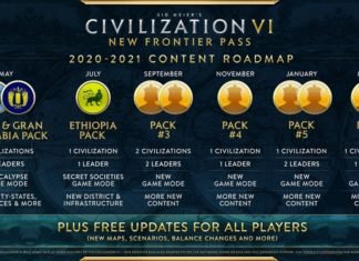 Civilización VI revela el contenido de la hoja de ruta, el nuevo pase de temporada de PS4