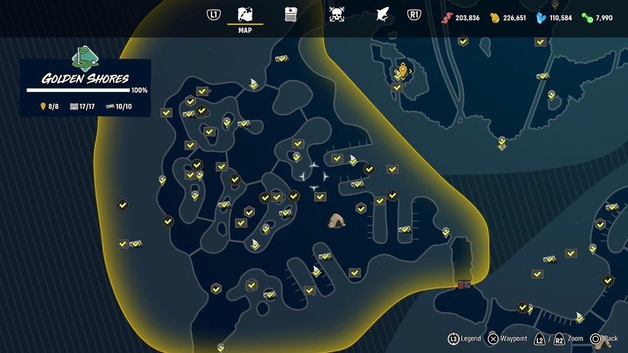 Maneater All Golden Shores Collectibles Guide 2