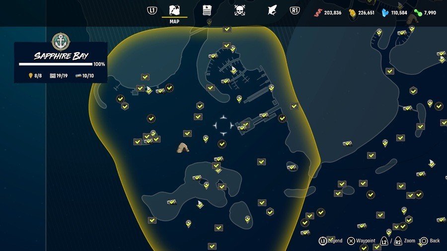 Maneater All Sapphire Bay Collectibles Guide 2