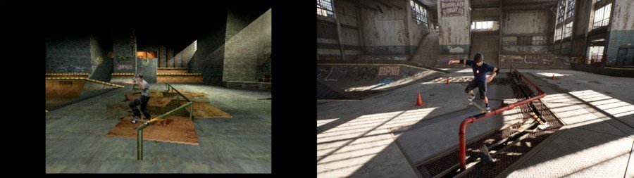 Tony Hawk%image_alt%27s Pro Skater 1 + 2 PS4 PlayStation 4 Comparisons 2