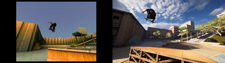 Tony Hawk%image_alt%27s Pro Skater 1 + 2 PS4 PlayStation 4 Comparisons 3