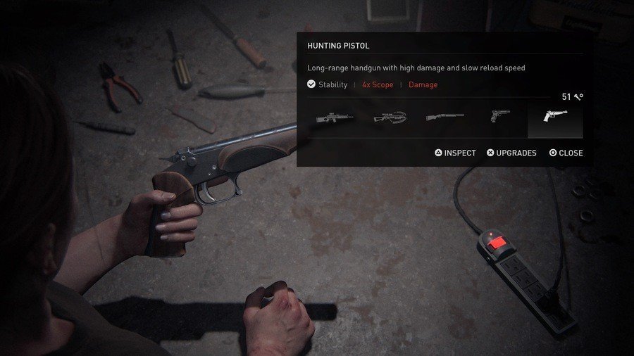 The Last of Us 2 Weapons Guide Hunting Pistol