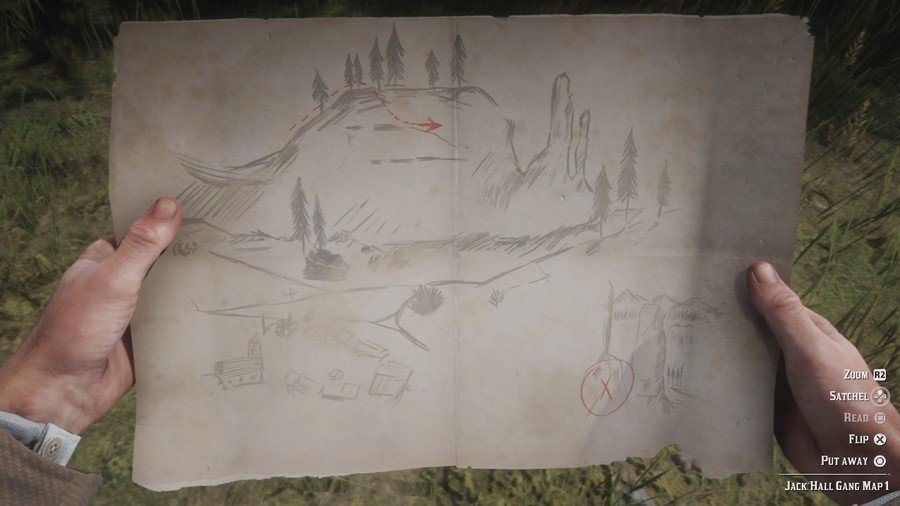 MAPA DE TODOS LOS TESOROS  RED DEAD REDEMPTION 2 