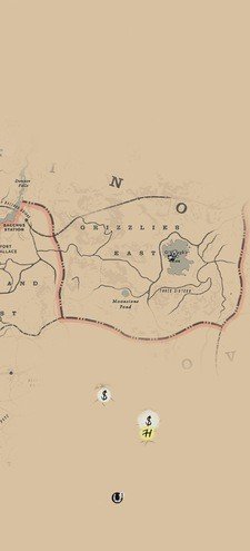 Red Dead Redemption 2 Jack Hall Gang Treasure Map Locations 12