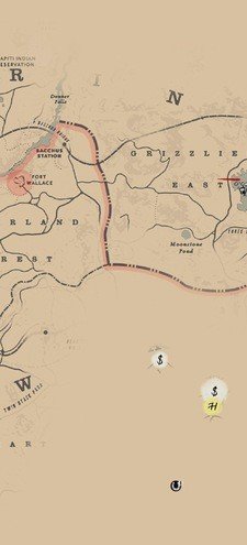 Red Dead Redemption 2 Jack Hall Gang Treasure Map Locations 15