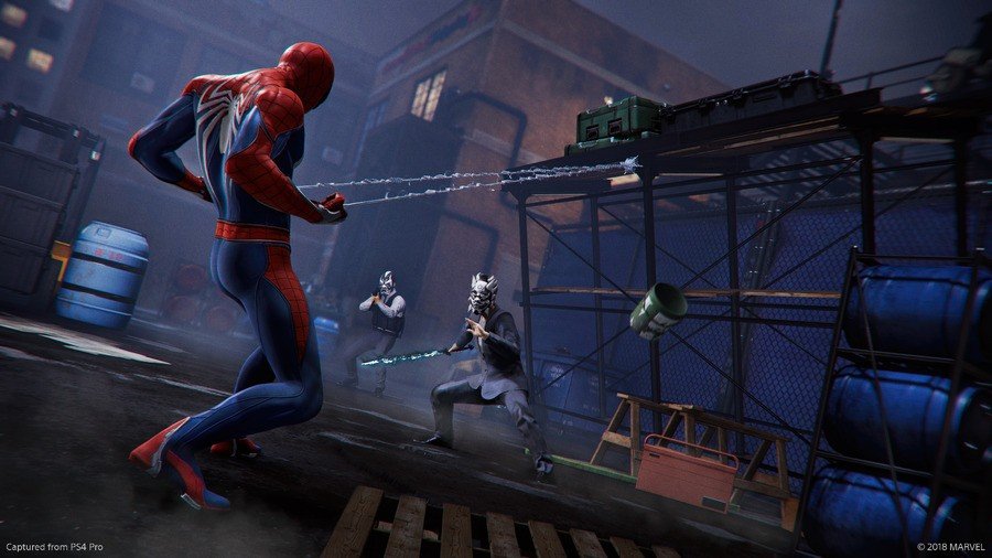 Fighting like Spider-Man is fun
