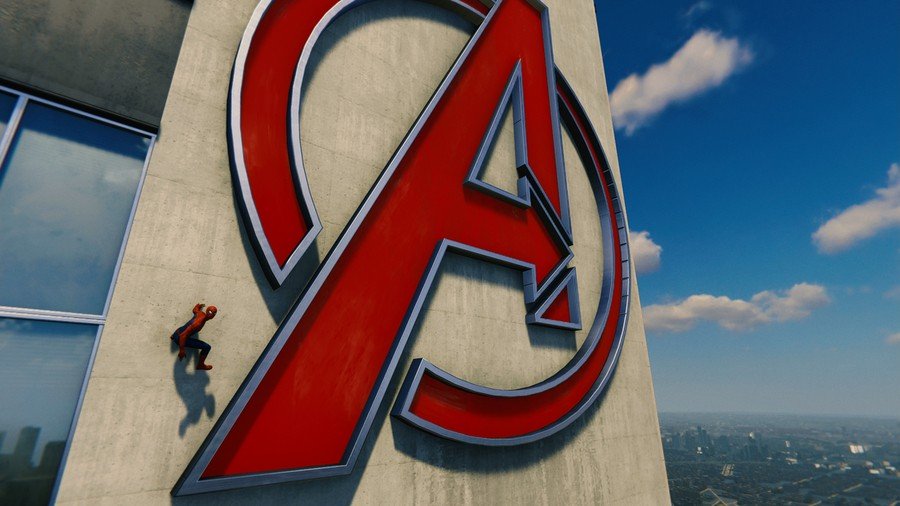 Marvel%image_alt%27s Spider-Man Avengers Tower PS4 PlayStation 4
