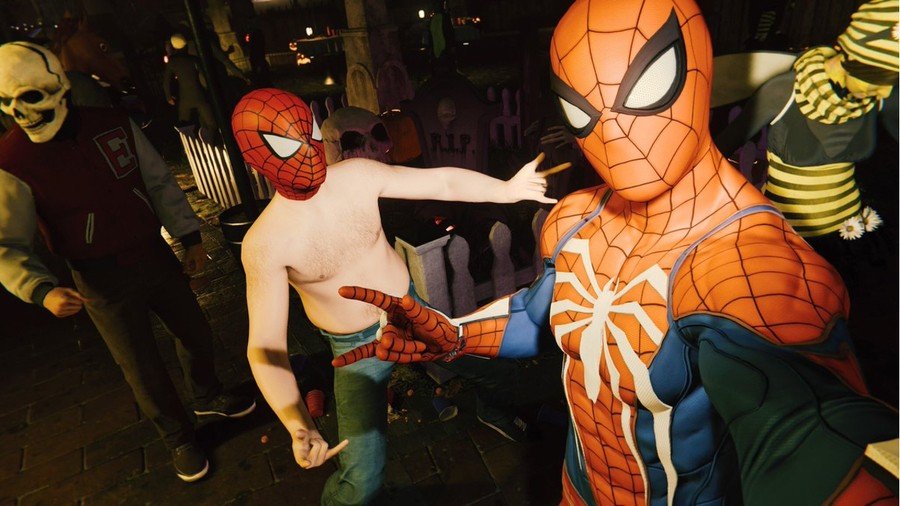 Marvel%image_alt%27s Spider-Man Shirtless PS4 PlayStation 4