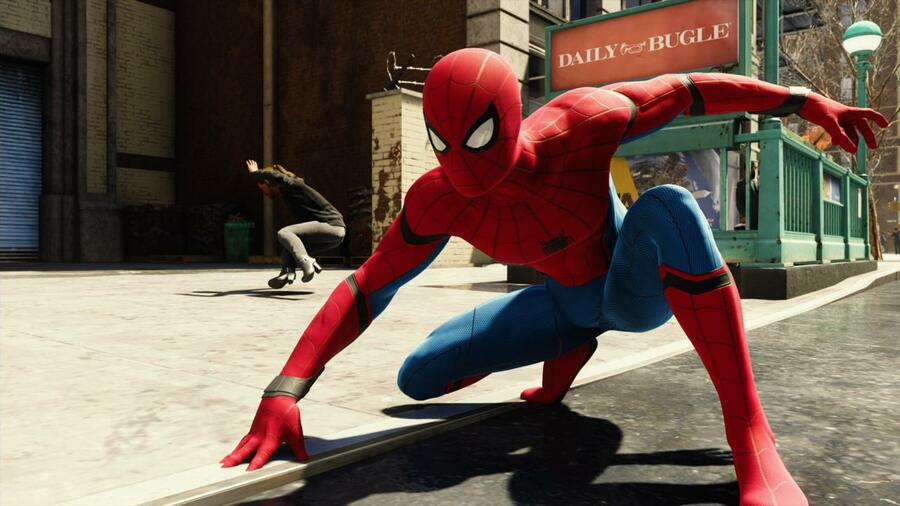 Marvel%image_alt%27s Spider-Man Stark Suit PS4 PlayStation 4