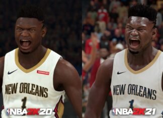 Así es como se ve NBA 2K21 en PS5