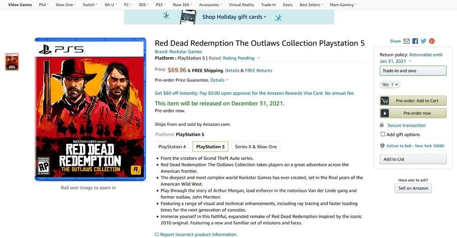 Red Dead Redemption The Outlaws Collection